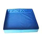 Harilla Sandkasten für Kinder, Faltbarer Sandkasten-Behälter, wasserdichter Sandkasten für Kinder, großer Sandkasten, ideal für Jungen und Mädchen im Alter von 3, 4, 5, 6, 7, 8, 9