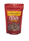 OZARK NUT ROASTERS, Cinnamon Almonds, Flavored Snack Nuts, World-Class Gourmet Candied Peanuts, 8 Ounces (1/2 lb) Resealable Pack