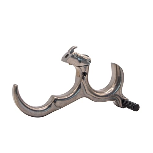 Scott Archery Ascent Micro 3 Finger Release, Silver, Large