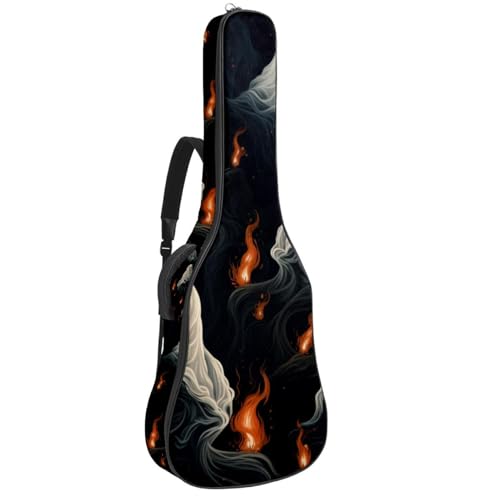 Étui de guitare étanche en tissu Oxford épais motif Halloween Boo 104cm