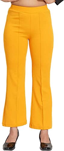 Image of YOZO Women's Regular Fit Cotton Blend Trouser