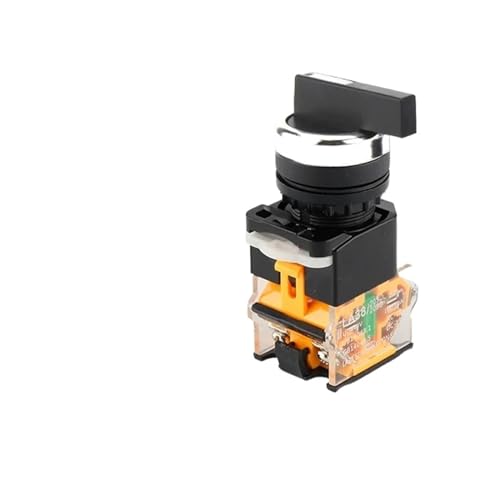 Commutateur rotatif monostable LA38-11CX2 à retour automatique et contacts argent