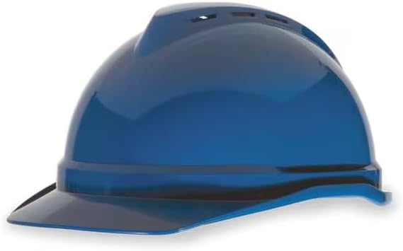 Hard Hat, Polyethylene, 4 Point Ratchet, Type 1, Class C, Blue, Mfr: 10034019-A