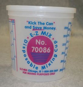 E-Z Mix EMX-70086 Vasos de Mezcla de Plástico 2.5 Quart Caja 25 miniatura 1