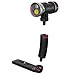 SeaLife Sea Dragon 3000SF Pro Dual Beam Compact Underwater Scuba Diving Photo-Video COB LED Light, Two Beam Angle Light Kit (SL679)