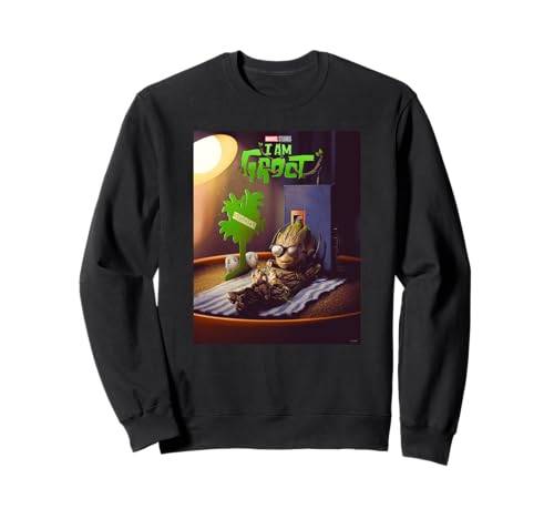 Sweatshirt Marvel Studios I Am Groot idéal pour vos soirées cinéma et streaming