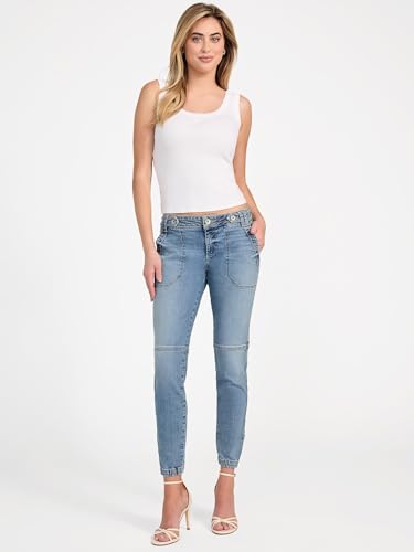 GUESS Women's Eco Cadet Denim Jogger3