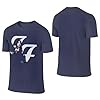 LBQCXAFQP Men's Vintage Foo Cotton Dave T-Shirts Grohl Logo T Shirts Fighters Crew Neck Short Sleeve Casual Tshirts Merch Clothes Tops for Men Fans Gifts Navy Blue #2