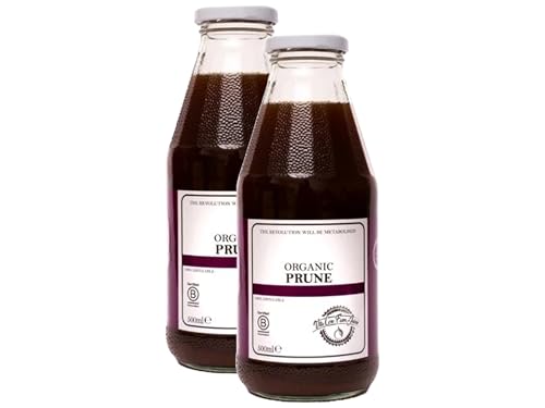 Vita Core | Organic Prune Juice 100% Organic High in Dietary Fibre & Antioxidants Natural Source of Energy | 500ml (Pack of 2)