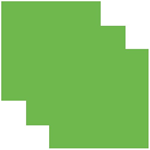 SISER EasyWeed Heat Transfer Vinyl HTV for T-Shirts 12 x 12 Inches 3 Precut Sheets (Green Apple)