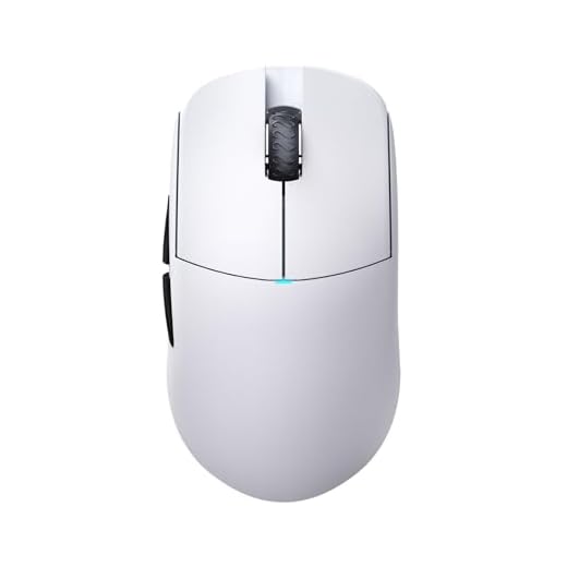 Lamzu Atlantis Mini Champion Edition Wireless Gaming Mouse,Ultra Lightweight 51g, Symmetrical, MCU Nordic 52840, PAW3950 Sensor,Dustproof Encoder, Optical Switch, 8K Polling Rate Compatible-White