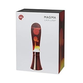 Balvi Lampe Lava Magma Couleur Rouge Lampe avec Lave Originale et Amusante Article de déco Moderne Al