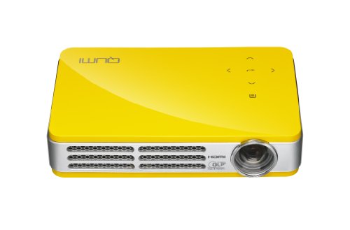 Vivitek Qumi Q5 500 Lumen Wxga Hd 720P Hdmi 3D-Ready Pocket Dlp Projector With 4Gb Memory (Yellow) #TOP2