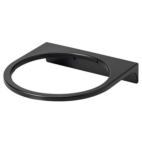 bremermann Supporto da parete per secchio cosmetico Savona Sospensione Rotondo Nero