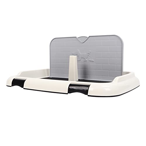 Hundetoilette Hundetoilette Für Kleine Hunde Welpentoilette Hunde Toilette Welpentoilette Für Kleine Hunde,Schwarz Hundetöpfchen Bodenschutz Kunststoff für das Training für Hunde