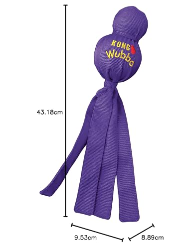 KONG Wubba - Hundespielzeug für Tauziehen und Apportieren - Hundezubehör für Welpen und Hunde zum Spielen - Für XL Hunde