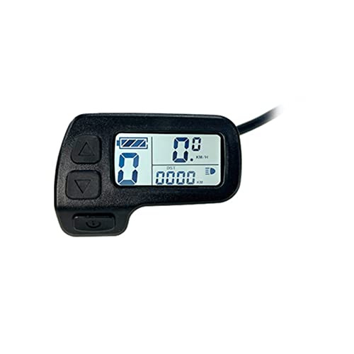 Bakkeny KT-LCD11 - Pantalla de 5 pines para bicicleta eléctrica con enchufe impermeable