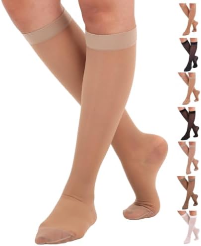 ABSOLUTE SUPPORT Sheer Womens Compression Socks 15-20 mmHg