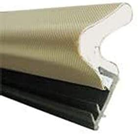 Door Weatherstrip, Kerf-Mounted, Foam Style, 82", Beige - Pack of 10