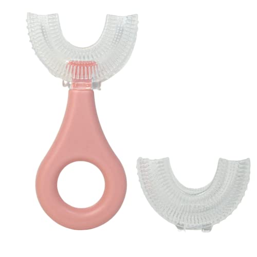 Our Happy Bubble Premium Soft Silicone Training U Shaped Manual Toothbrush +...