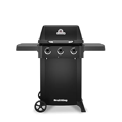 Broil King 814954 Gem 310 Shadow 3-Burner Propane Gas Grill in Black