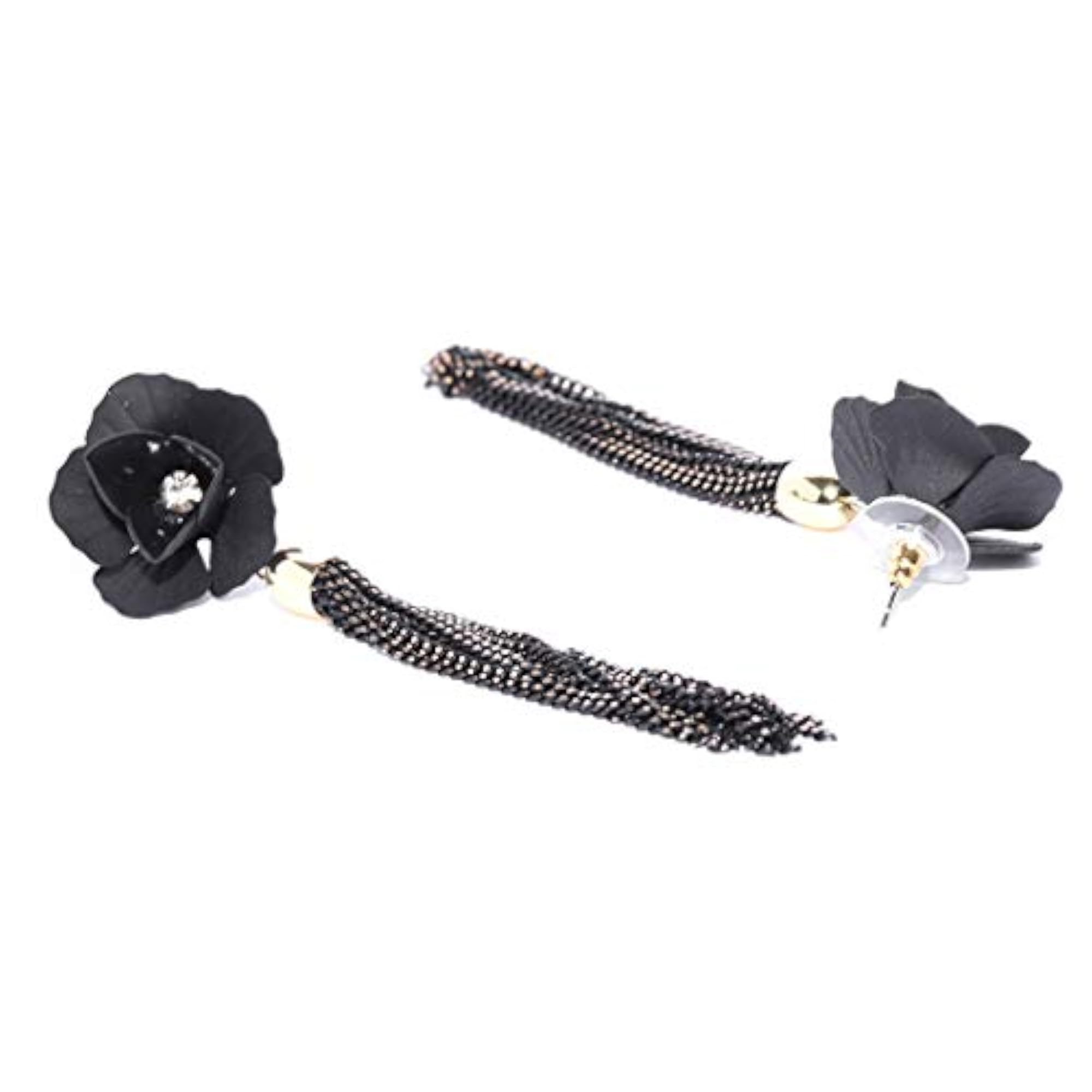 Floral Chain Drop Earrings for Women