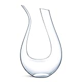 UNE GRÂCE NATURELLE : Inspirée de l’élégance naturelle d’un cygne glissant sur l’eau, la carafe Cygne est une véritable œuvre de verre soufflé, Sa forme fluide et majestueuse séduit au premier regard