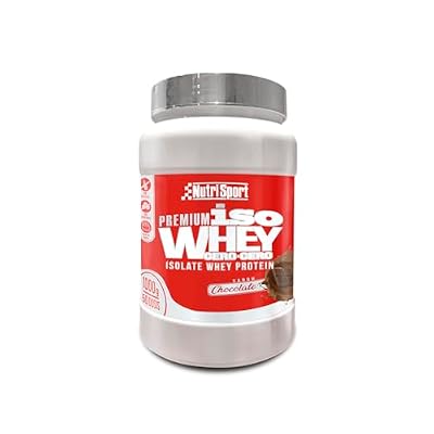 NUTRISPORT -Iso Whey Cero-Cero Chocolate 1000g |Proteína Aislada de Suero de Leche |Sin Grasas ni Azúcares |Con DigeZyme® para Mejor Absorción |Rápida Digestión |Post Entreno para Desarrollo Muscular