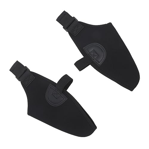 Cubiertas para botas de esquí Tbest 1 par, cubiertas de zapatos de nieve cálidas, a prueba de viento, de neopreno suave e aislante para actividades al aire libre miniatura 7