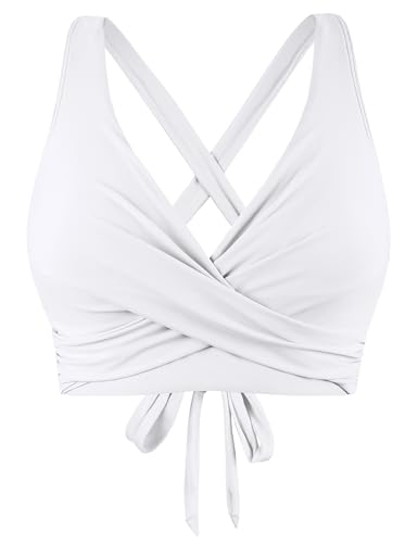 Firpearl haut bikini armaturé femme blanc taille 6-8