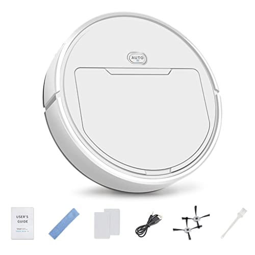 Xiaoyao24 Aspirapolvere robot, sistema di pulizia, aspirazione forte, super-sottile, aspirapolvere robotici aggiornati, pulisce il pavimento duro al tappeto