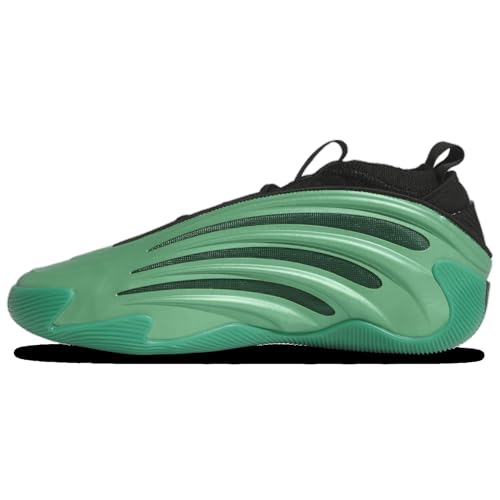 Adidas Harden Volume 9 - Men's (JH6484, Core Black/Semi Court Green/Screaming Green)2