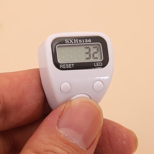 Image of SpiderJuice 99999 5 Digit Multiuse Digital Electronic Portable Mini Hand Tally Clicker Counter Finger Ring Mantra Jaap Device Machine Cricket Umpire Counting Zikr Ziker Dhikr (506)