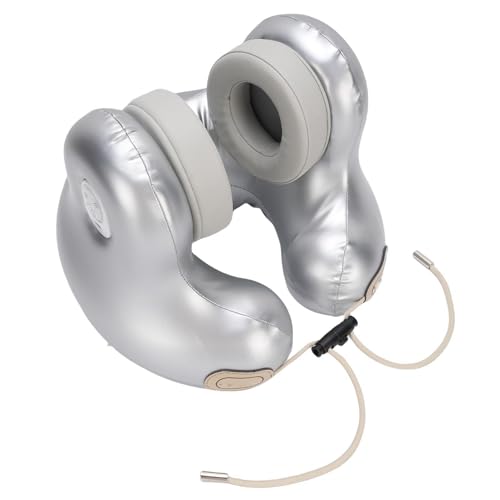 Oreiller cervical de voyage premium en polyuréthane chauffant et musical