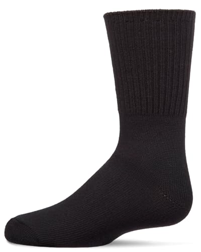MeMoi Kids Ribbed Moisture-Wicking Crew Socks