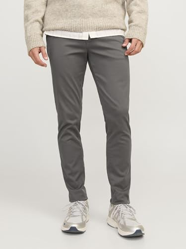 JACK&JONES Herren JPSTMARCO JJARTHUR Chino SN Chinohose, Smoked Pearl, 30 W/34 L – Ansicht 2