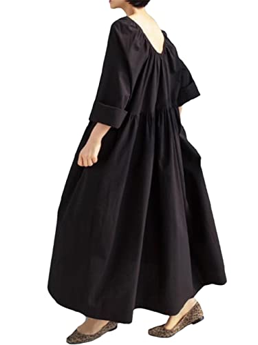 Robe longue vintage et surdimensionnée pour vos sorties décontractées