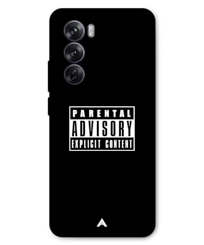 Image of Premium Explicit Case for Oppo Reno 12 Pro Soft-Touch Metal TPU Back Cover, Shockproof, Designer, Aesthetic Mobile Phone Case (Glossy Finish)