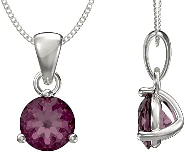 Aeon Birthstone Necklace - February Purple Amethyst