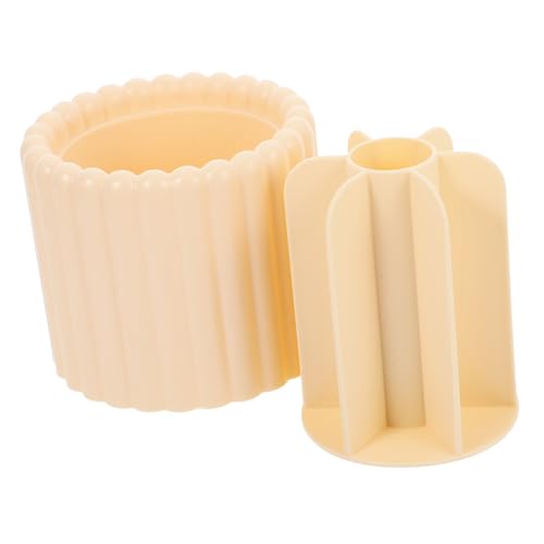 NOLITOY トイレ収納箱 ペイントブラシホルダー ブラシドライヤー 中国のブラシホルダー メイク道具入れ デスクトップ文具オーガナイザー 眉毛ペンのディスプレイ 化粧ブラシ容器 シリコンパッド