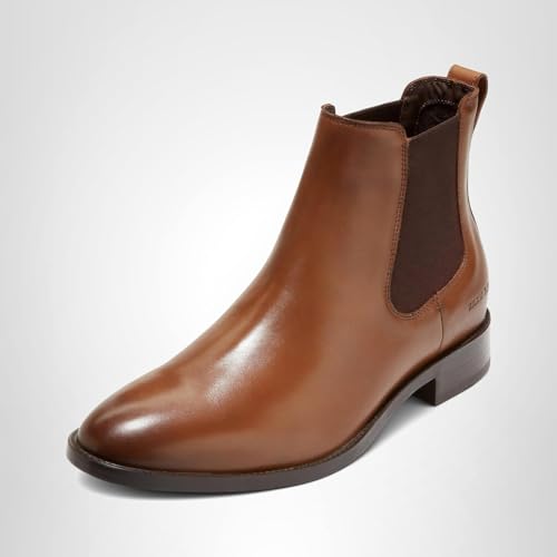 Cole Haan COLE HAAN MENS HAWTHORNE CHELSEA BOOT, BRITISH TAN, 7.5 M US