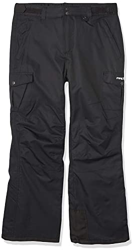 Arctix Kids Snow Sports Cargo Snow Pants With Articulated Knees, Black, Medium #TOP6