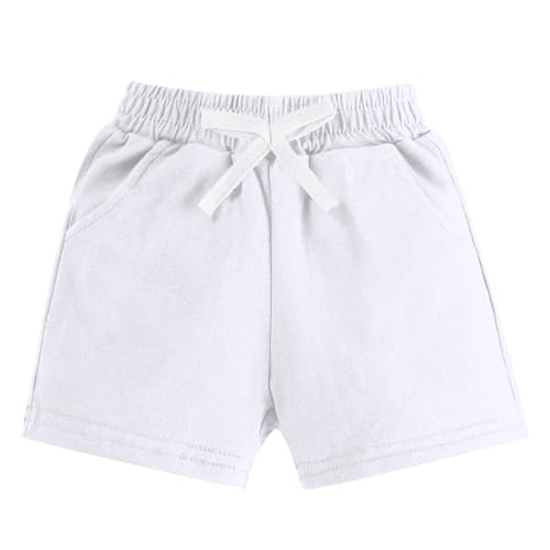 Baby Toddler Boy Shorts Summer Casual Infant Boys Pull On Elastic Waist Athletic Fashion Solid Shorts with Pockets