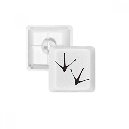 Keycaps PBT silhouette animal pour clavier mécanique touches OEM durables blanche