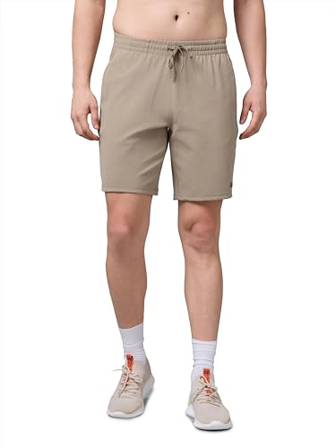Image of TECHNOSPORT Men's Active Out Shorts ELASTOPLUS Stretch Quick Dry Sports Shorts for Gym Running Training Slim Fit Pocket UPF50+ Anti Odour