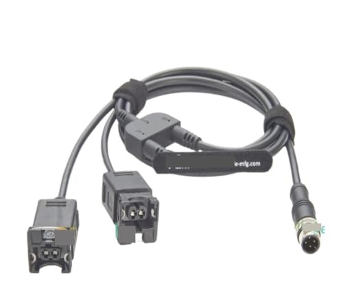Cable M12 de control de potencia industrial PCM-S-0473 con longitud precisa de 1.117M