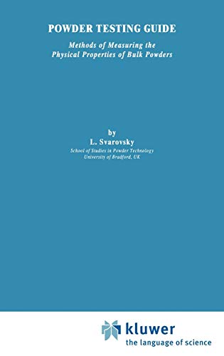 Powder Testing Guide: Methods of measuring the physical properties of bulk powders