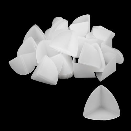 Antrader Shipping Box Corner Protectors,50Pcs Packaging Edge Protectors Corner Protector PP Plastic Packaging Edge Protectors for Box Shipping,1.4