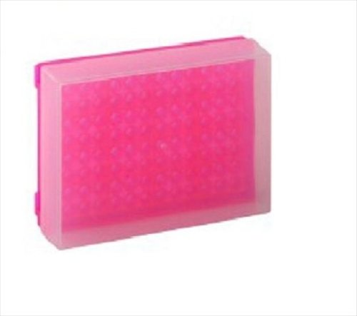 96 Well Preparation Rack W Cover - 5 pk - Fluorescent Pink