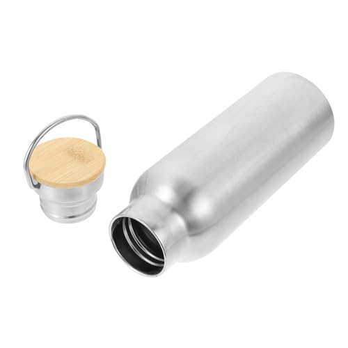 HOODANCOS Sportflasche Aus Edelstahl Und Holz Tragbare Wasserflasche Mit Hervorragendem Wärmespeicher Für Heiße Und Kalte Getränke Großes Fassungsvermögen Für Wasser Und HOODANCOS Sportflasche Aus Edelstahl Und Holz Tragbare Wasserflasche Mit Hervorragendem Wärmespeicher Für Heiße Und Kalte Getränke Großes Fassungsvermögen Für Wasser Und